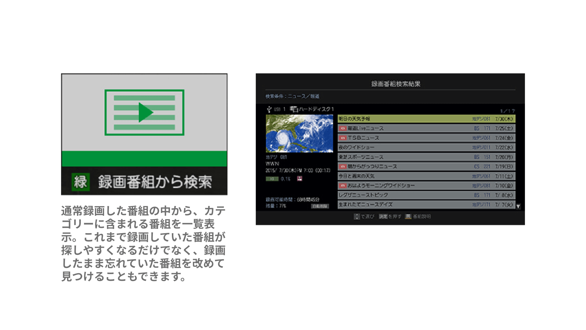 Z740XS タイムシフトマシン・録画｜REGZA<レグザ>TOSHIBA(東芝)